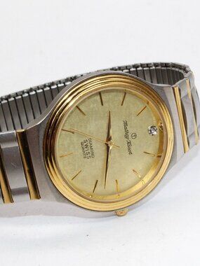 Vintage Mathey Tissot Diamond Swiss Watch